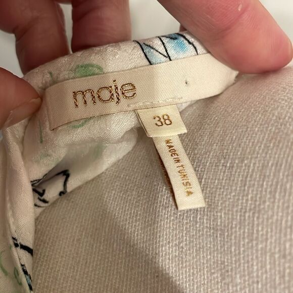 Maje Ramake Printed Dress - Picture 7 of 8